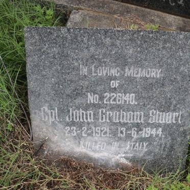 STUART John Graham 1921-1944