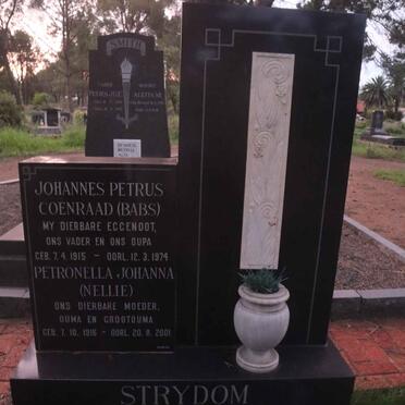 STRYDOM Johannes Petrus Coenraad 1915-1974 &amp; Petronella Johanna 1916-2001