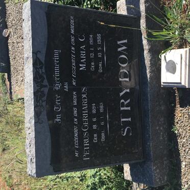 STRYDOM Petrus Gerhardus 1894-1965 &amp; Maria C. 1904-1986