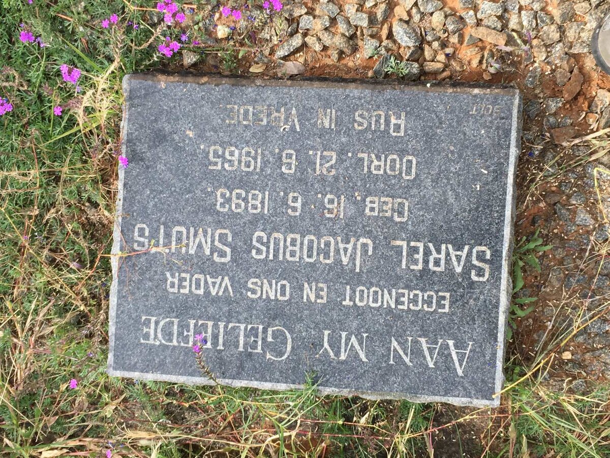 SMUTS Sarel Jacobus 1893-1965