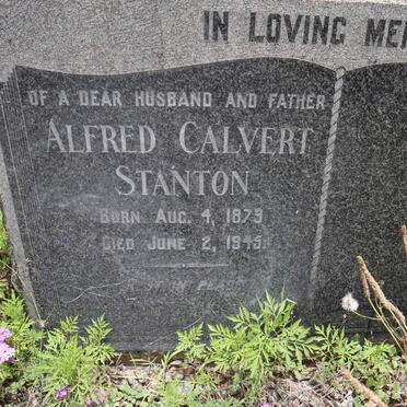 STANTON Alfred Calvert 1879-1945