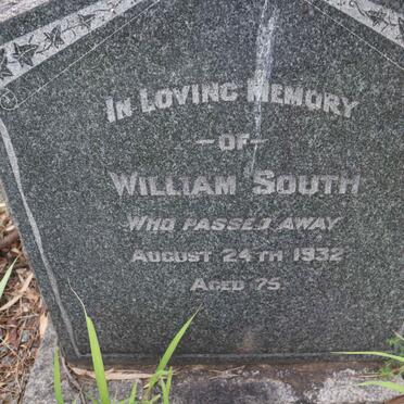 SOUTH William -1932