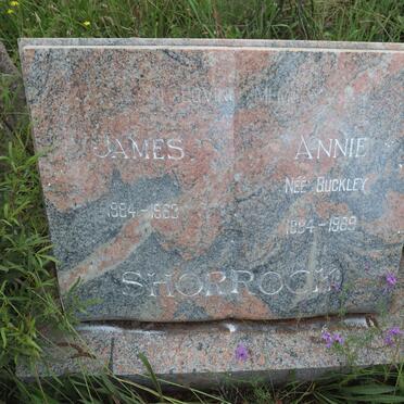 SHORROCK James 1884-1963 &amp; Annie BUCKLEY 1884-1969