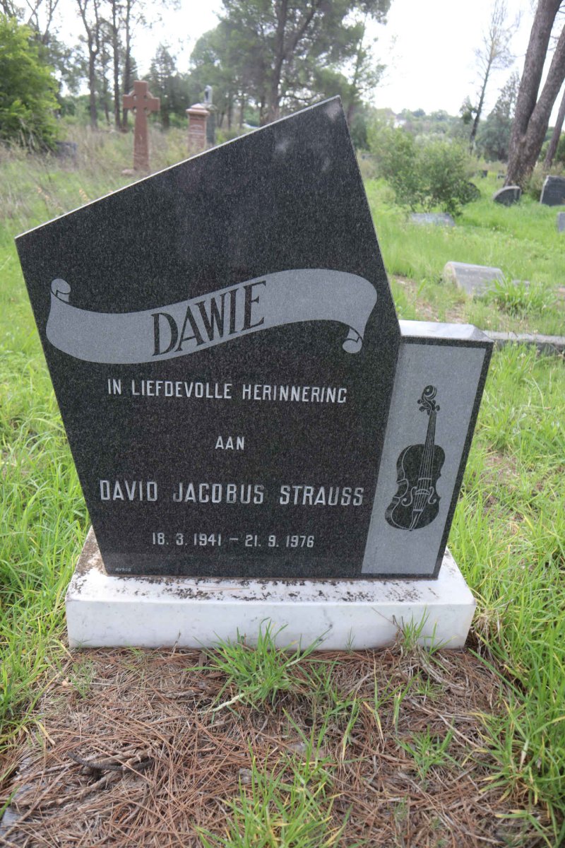 STRAUSS David Jacobus 1941-1976
