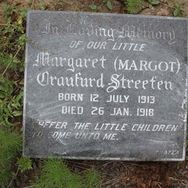 STREETEN Margaret, CRAUFURD 1913-1918