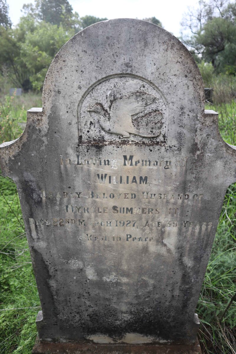 SUMMERSETT William -1927