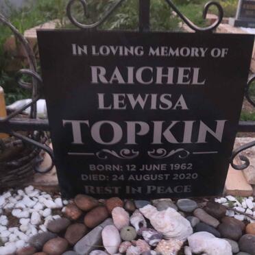 TOPKIN Raichel Lewisa 1962-2020