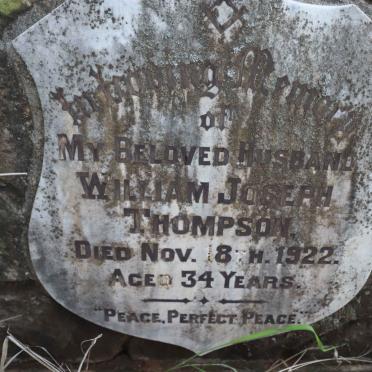 THOMSON William Joseph -1922