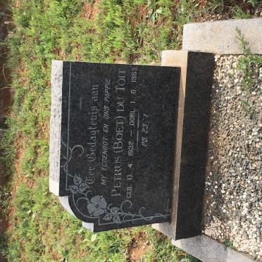 TOIT Petrus, du 1932-1965