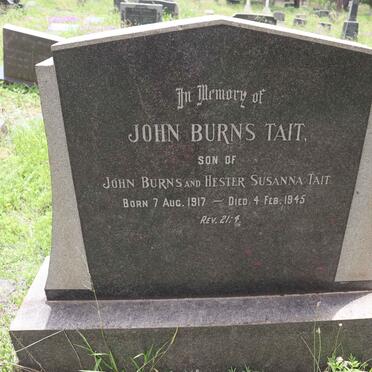 TAIT John Burns 1917-1945
