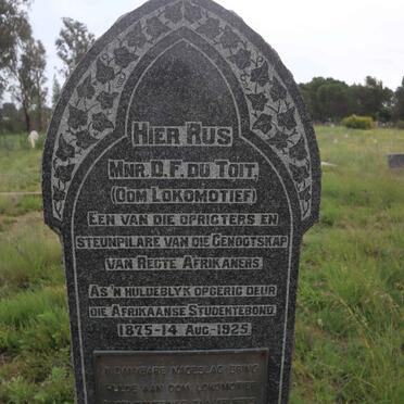 TOIT D.F., du 1846-1923