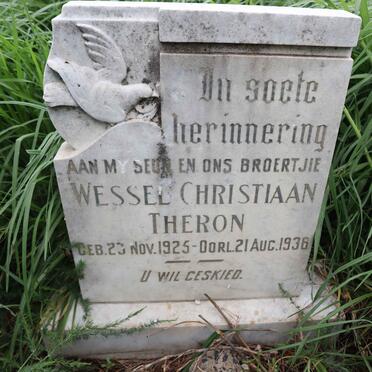 THERON Wessel Christiaan 1925-1936