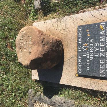 UYS Cornelis Janse 1898-1964 &amp; Mercia ZEEMAN 1913-2005