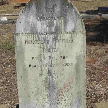 VENTER Herculas Fredrik  1864-1932