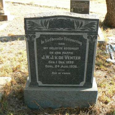 VENTER J.W.J., v. de 1899-1936