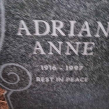 VETTEN Adrian Anne 1916-1997