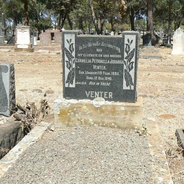 VENTER Cornelia Petronella Johanna nee JOUBERT 1895-1940