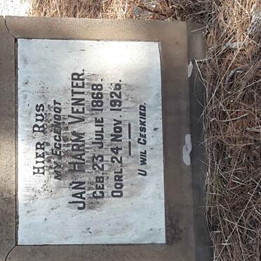 VENTER Jan Harm 1868-1926