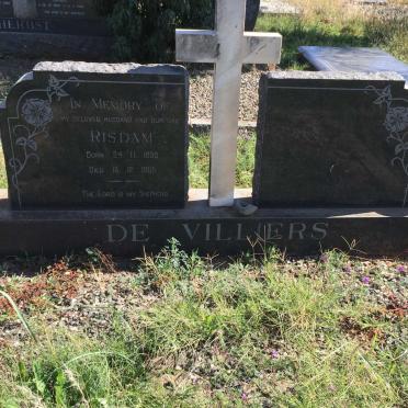 VILLIERS Risdam, de 1898-1965