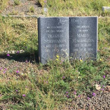 VENTER Petrus Stephanus 1905-1957 &amp; Maria Magdalena 1911-1994