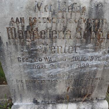 VENTER Magdelena Sophia nee V.D. WALT 1908-1939