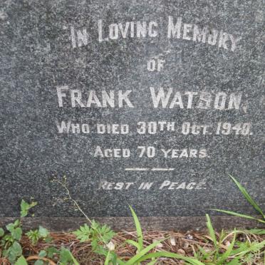 WATSON Frank -1940