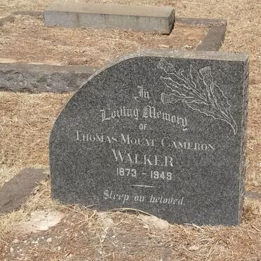 WALKER Thomas Mouat Cameron 1873-1949