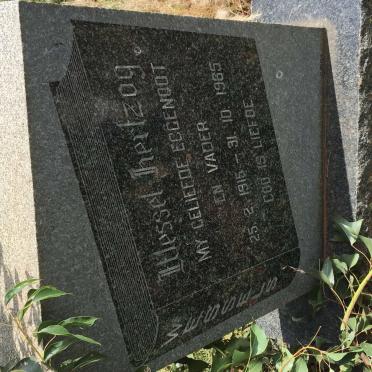 WESSELS Wessel Hertzog 1915-1965