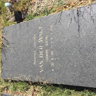 WALT Martha Jacoba, van der nee STEYN 1911-1993