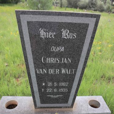 WALT Chrisjan, van der 1862-1935