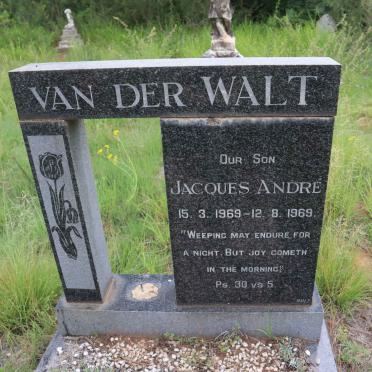 WALT Jacques Andre, van der 1969-1969