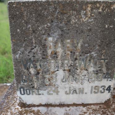 WALT Baby, van der 1934-1934