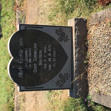 WALDECK Gert Cornelius 1908-1972