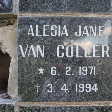 COLLER Alesia Jane, van 1971-1994