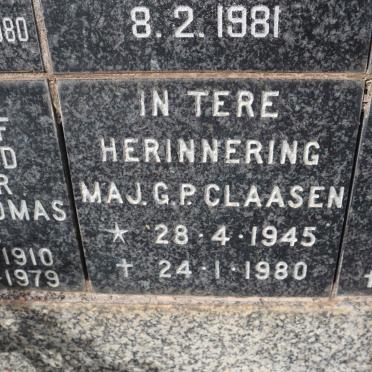 CLAASEN G.P. 1945-1980