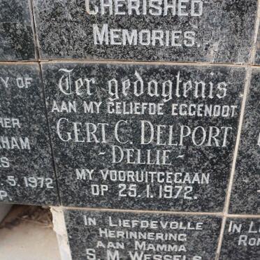 DELPORT Gert C. -1972