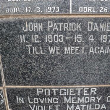 DANIEL John Patrick 1903-1972