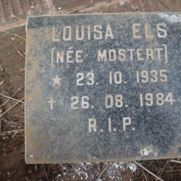 ELS Louisa nee MOSTERT 1935-1984