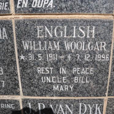 ENGLISH William Woolgar 1911-1996
