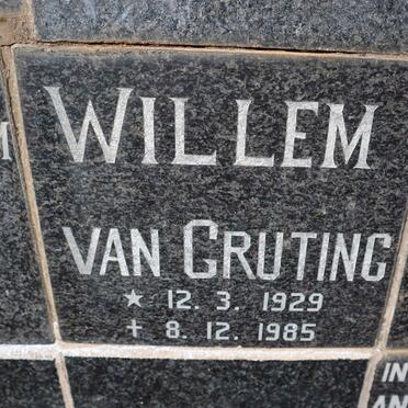 GRUTING Willem, van 1929-1985