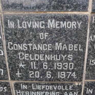 GELDENHUYS Constance Mabel 1930-1974
