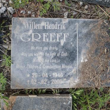 GREEFF Willem Hendrik 1946-2000