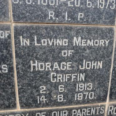 GRIFFIN Horace John 1913-1970