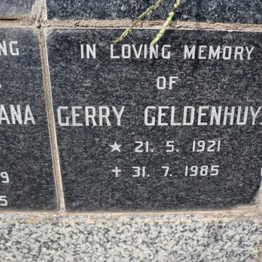 GELDENHUYS Gerry 1921-1985