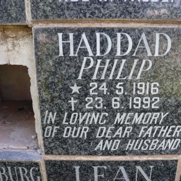 HADDAD Philip 1916-1992