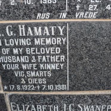 HAMATY E.G. 1922-1981