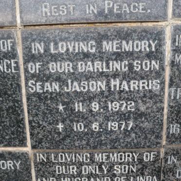 HARRIS Sean Jason 1972-1977