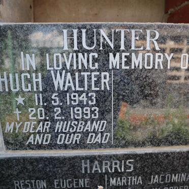HUNTER Hugh Walter 1943-1993