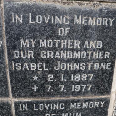 JOHNSTONE Isabel 1887-1977