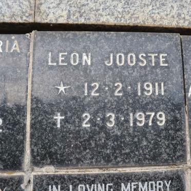 JOOSTE Leon 1911-1979